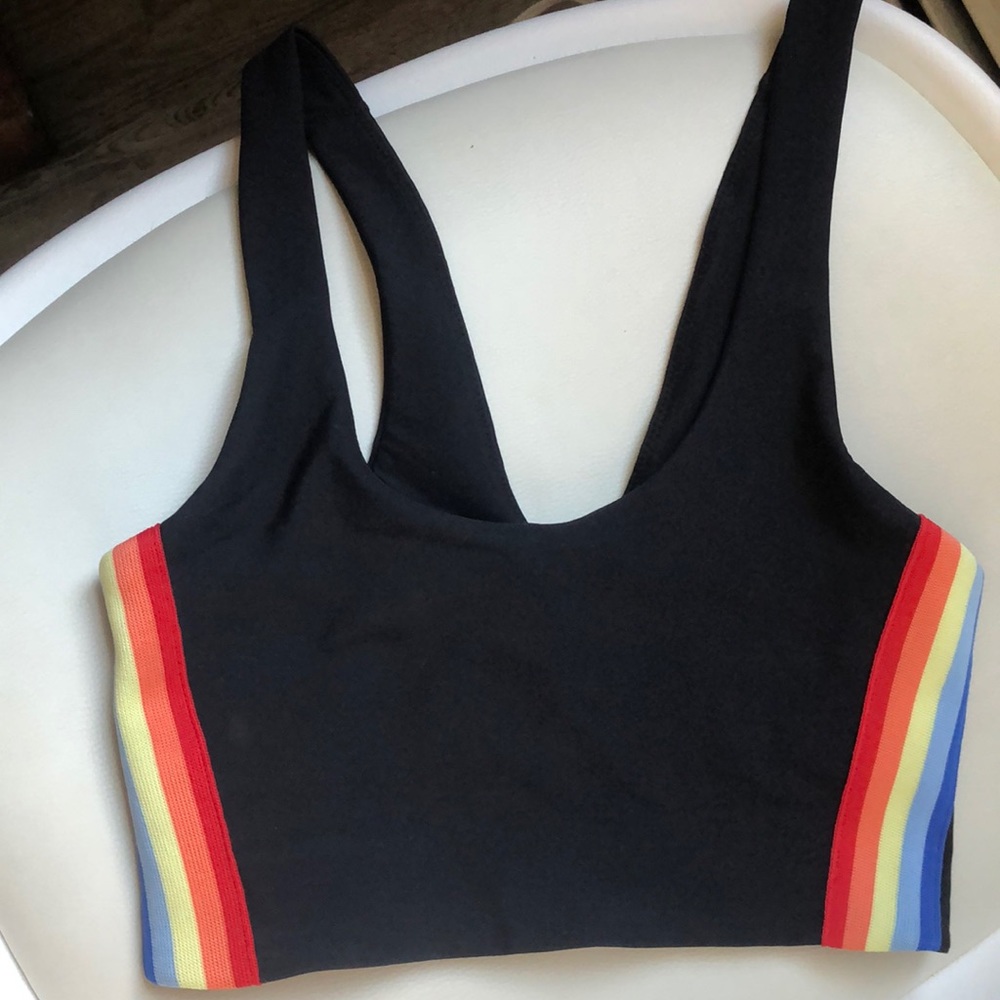 Shakti Rainbow Stripe Brami